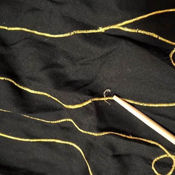 🧚♀️Whimsigoth Fairycore Black + Gold Skirt - Picture 14 of 14